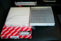 How do I change the cabin filter for my Toyota Camry?